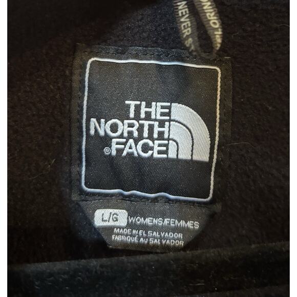 THE NORTH FACE DENALI WOMEN JACKET POLARTEC FLEECE BLACK PINK YELLOW FULL ZIP L - Picture 4 of 14